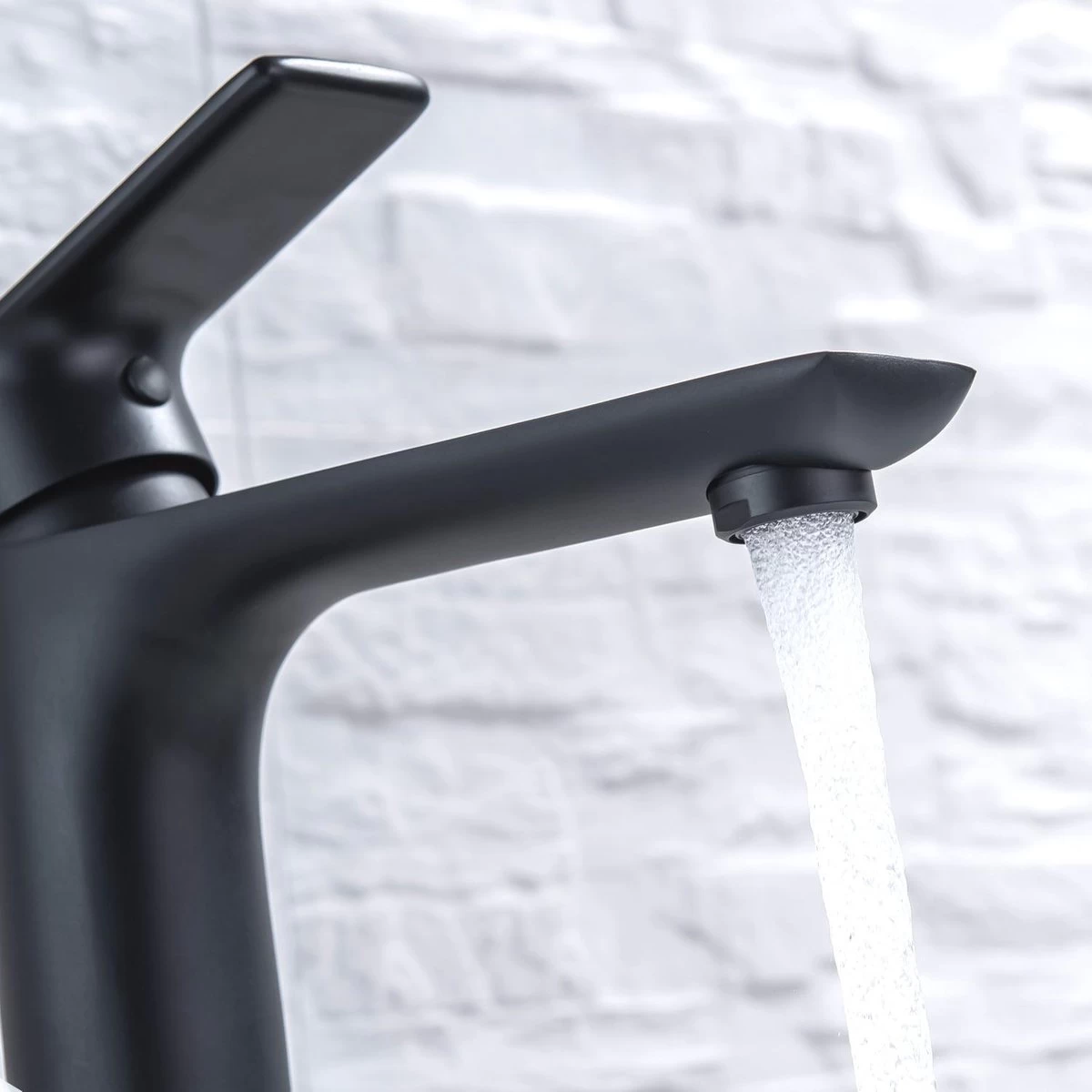 LOMAZOO Wastafelkraan Zwart Taurus - Kraan Wastafel - Kraan Badkamer - Badkamerkraan Zwart - Afbeelding 6