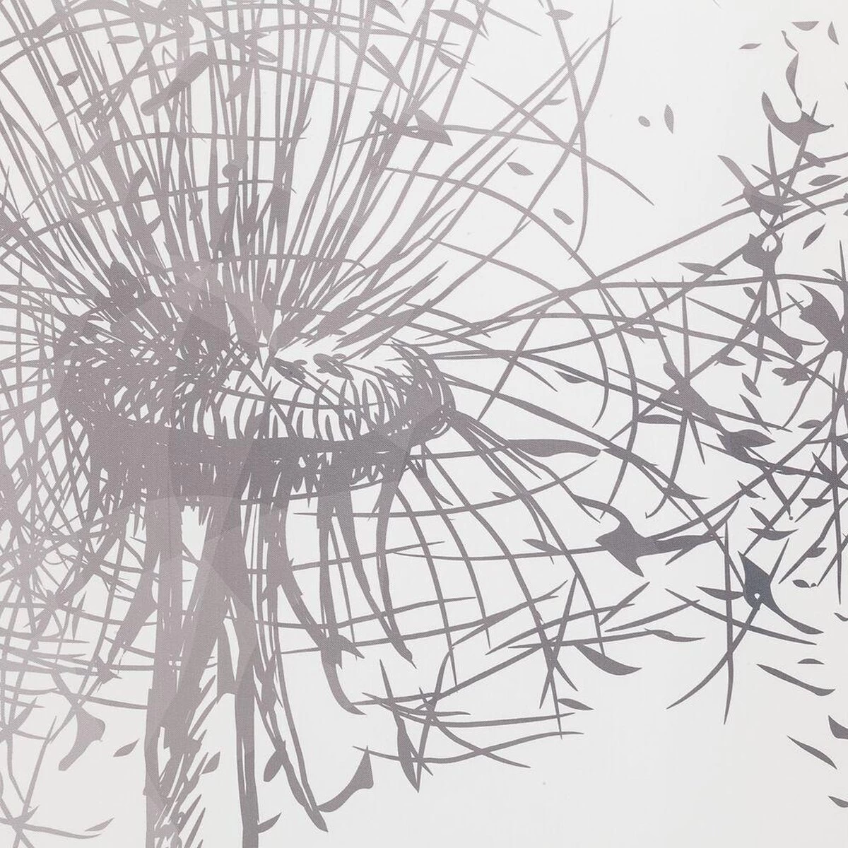 Sealskin Flow Douchegordijn 180x200 Cm - Polyester - Zwart / Wit - Afbeelding 10