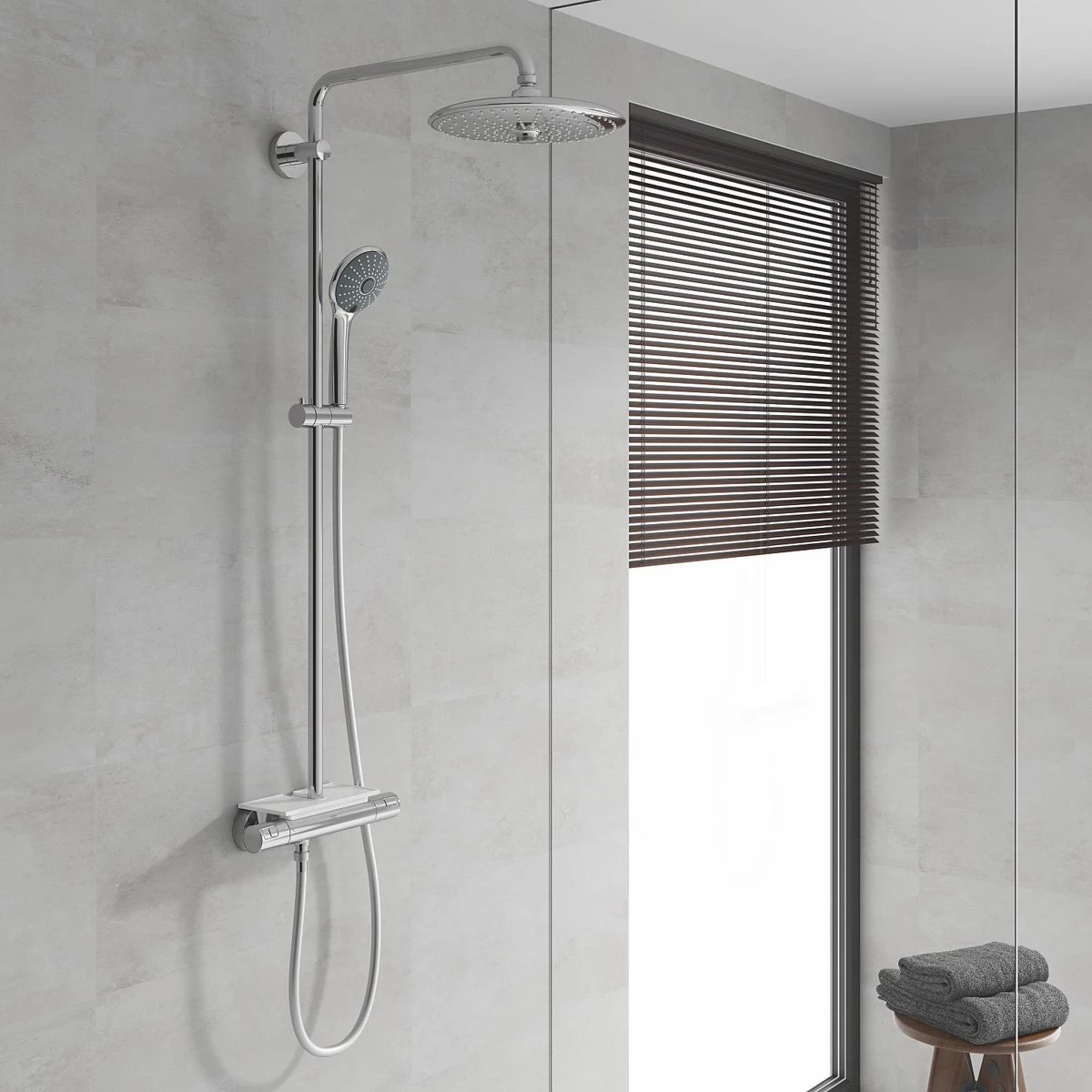 GROHE Vitalio Joy 260 Regendouche - ø 26 Cm - Zonder Cooltouch - Met Planchet - Afbeelding 4