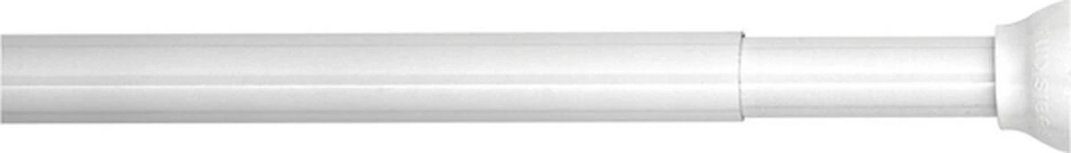 Sealskin Douchegordijnstang - 155-255 Cm - Wit - Afbeelding 2