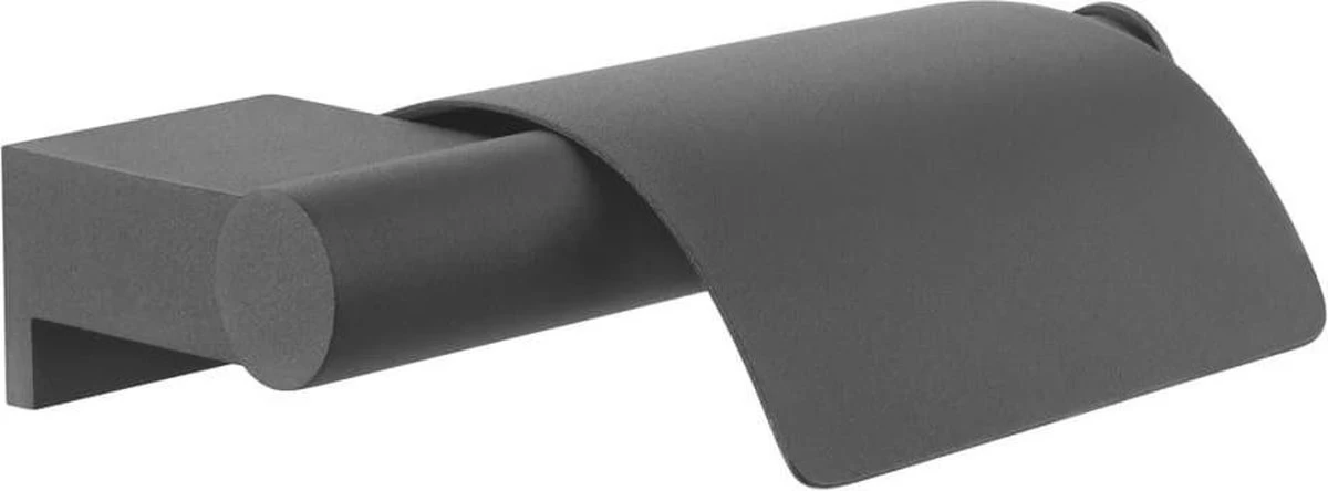 Tiger Bold - Toiletrolhouder Met Klep - Zwart - Afbeelding 7