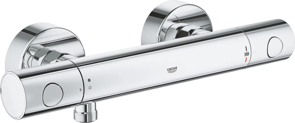 GROHE Grohtherm 800 Cosmopolitan Thermostatische Douchekraan - Met Koppelingen - Chroom - 34765000