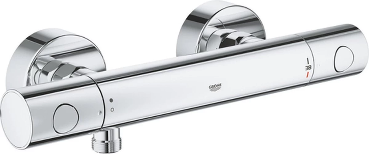 GROHE Grohtherm 800 Cosmopolitan Thermostatische Douchekraan - Met Koppelingen - Chroom - 34765000 - Afbeelding 7