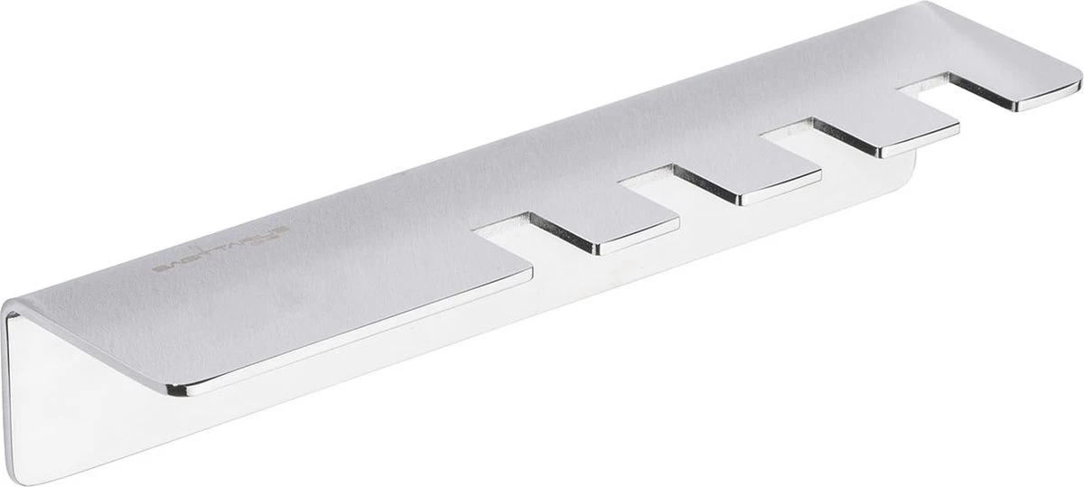 Sagittarius One 40S1 Tandenborstelhouder Chroom | Opzetborstelhouder Zonder Boren | Verchroomd Roestvrij Staal Tandenborstelhouder Hangend | Passend Voor Alle Grote Merken