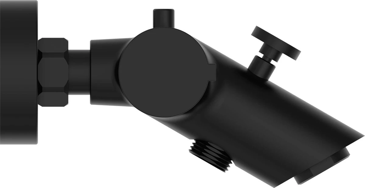 SCHÜTTE London Thermostatische Badkraan - Hartafstand 150 Mm - Zwart Mat - Afbeelding 2