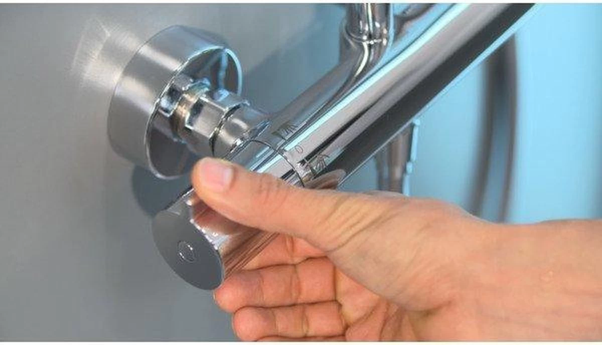 Hansgrohe Crometta S 240 Showerpipe - 1jet - Incl. Thermostaat - Chroom - Afbeelding 9