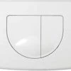 Plieger Main Bedieningspaneel – Bedieningspaneel Toilet – 2 Knoppen – Bedieningspaneel Wit