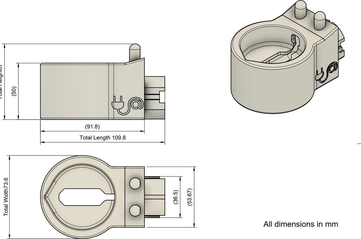Oral-B IO Series 7 8 9 Elektrische Tandenborstelhouder- Opzetborstelhouder - Kabelloos Opladen - Badkamer Accessoires - Zonder Boren - Wit - Afbeelding 9