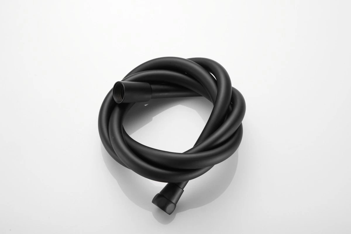 Wesseling & Bos Doucheset - Regendouche Mat Zwart - Zwarte Doucheset Met Thermostaatkraan - Afbeelding 8