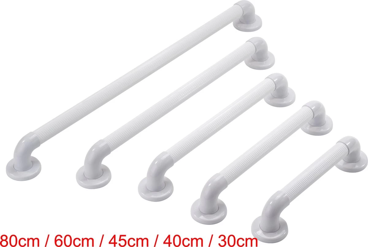 Secucare Wandbeugel 30 Cm Extra Grip. Handgreep / Wandgreep Voor Badkamer / Douche / Toilet. Toiletbeugel / Badgreep / Douchegreep - Afbeelding 3