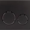 Bedieningsplaat StarBlueDisc Doppio 35 TBV Geberit UP100 UP320 UP300 UP700 UP720 Mat Zwart