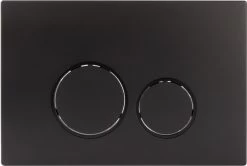 Bedieningsplaat StarBlueDisc Doppio 35 TBV Geberit UP100 UP320 UP300 UP700 UP720 Mat Zwart