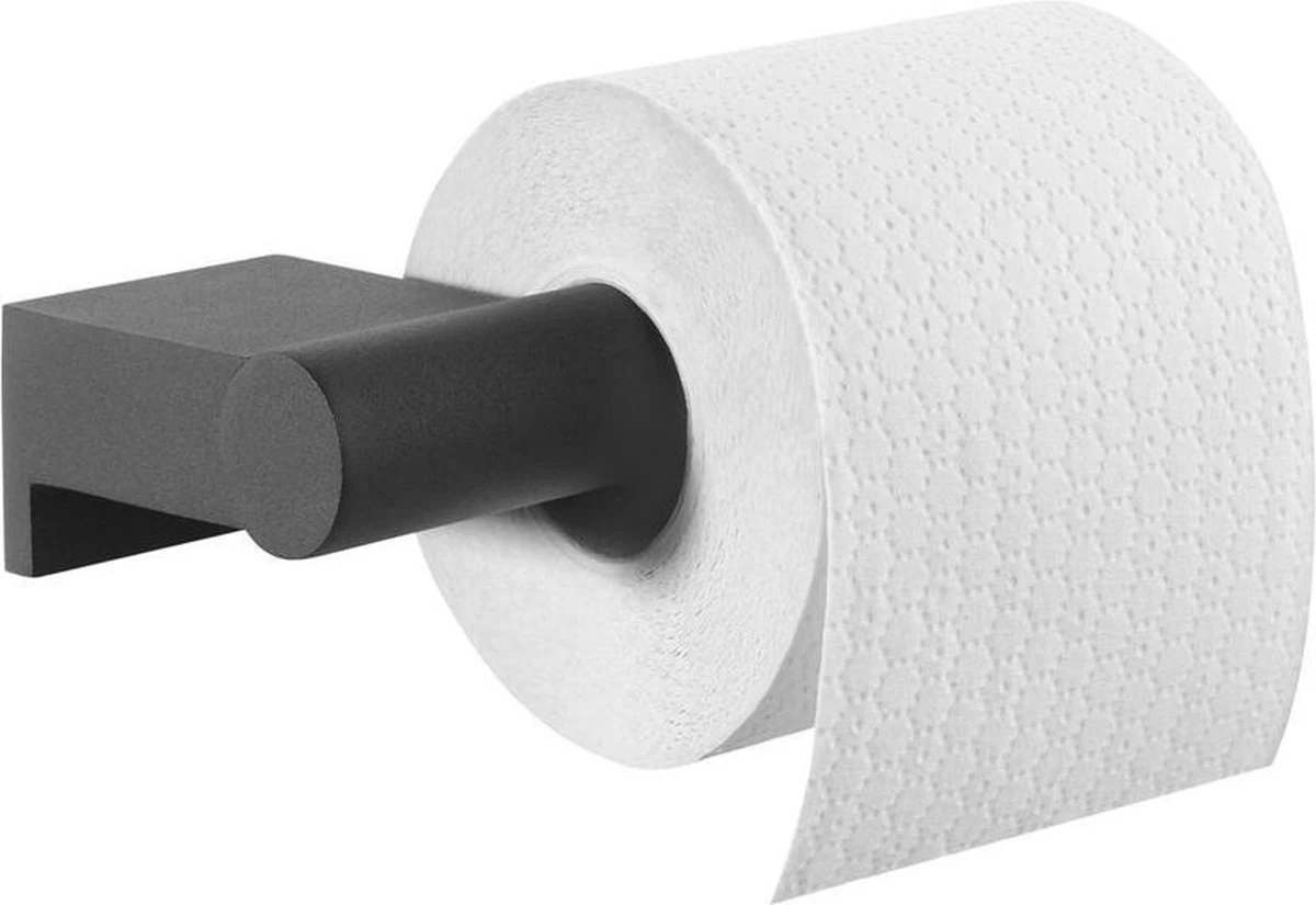 Tiger Bold - Toiletrolhouder Zonder Klep - Zwart - Afbeelding 4