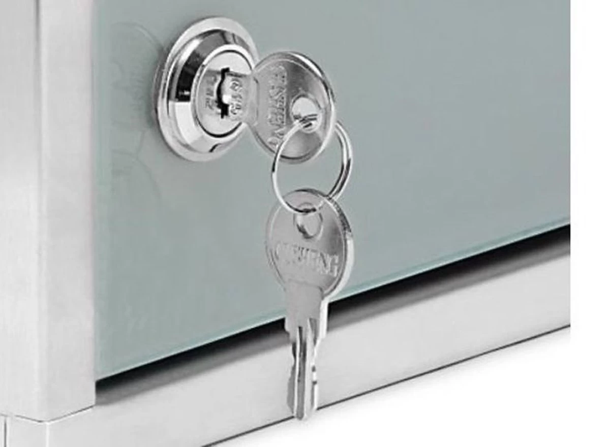 Hoffmanns RVS Medicijnkastje - Glazen Medicijnkast - Badkamerkast - 25x25x12 Cm - Afbeelding 3