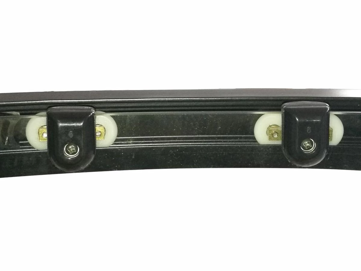 Merkloos Douchecabine Kwartrond 90x90x200 Cm 6 Mm Nano Anti Kalk Veiligheidsglas Met Zwart Aluminium Omlijsting - Afbeelding 7