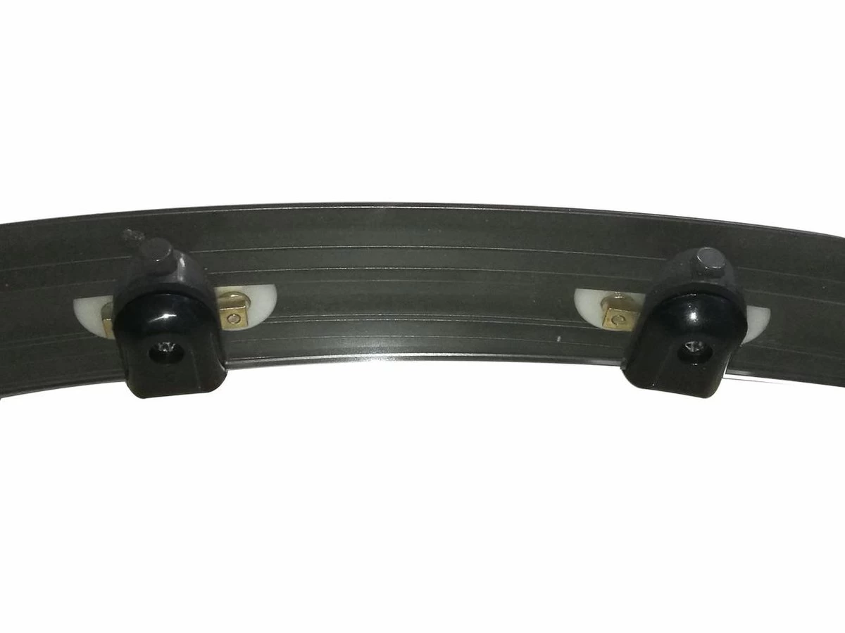 Merkloos Douchecabine Kwartrond 90x90x200 Cm 6 Mm Nano Anti Kalk Veiligheidsglas Met Zwart Aluminium Omlijsting - Afbeelding 9