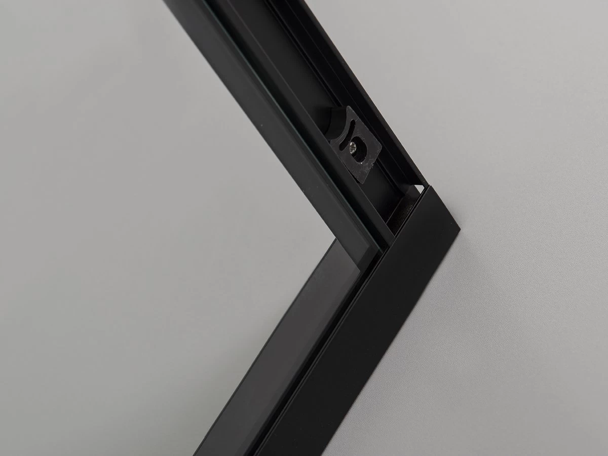 Merkloos Douchecabine Vierkant - 90x90x200cm 6 Mm - Nano Anti Kalk Veiligheidsglas - Zwart Aluminium Omlijsting - Afbeelding 11