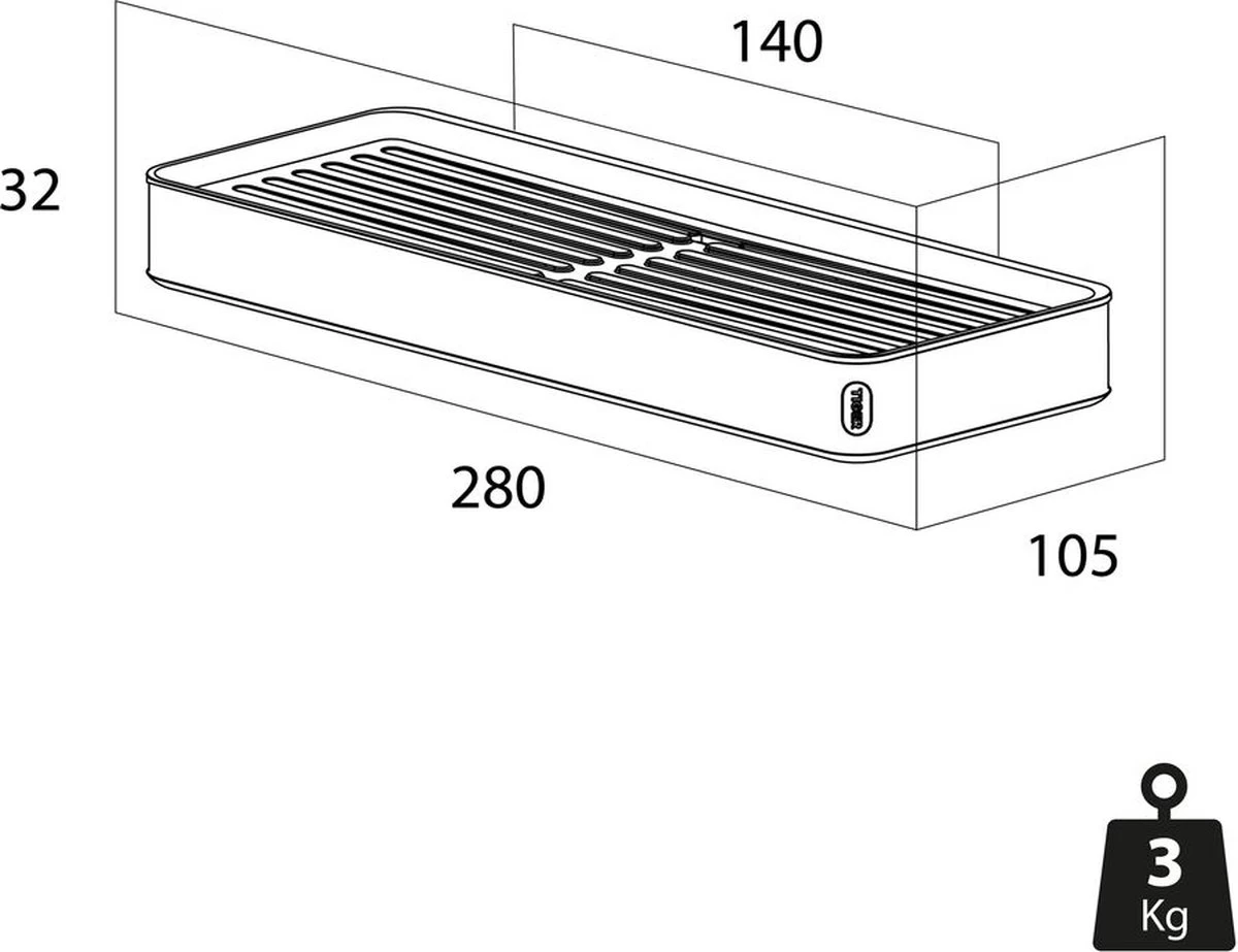 Tiger Carv - Planchet 28 Cm - Zwart - Afbeelding 8