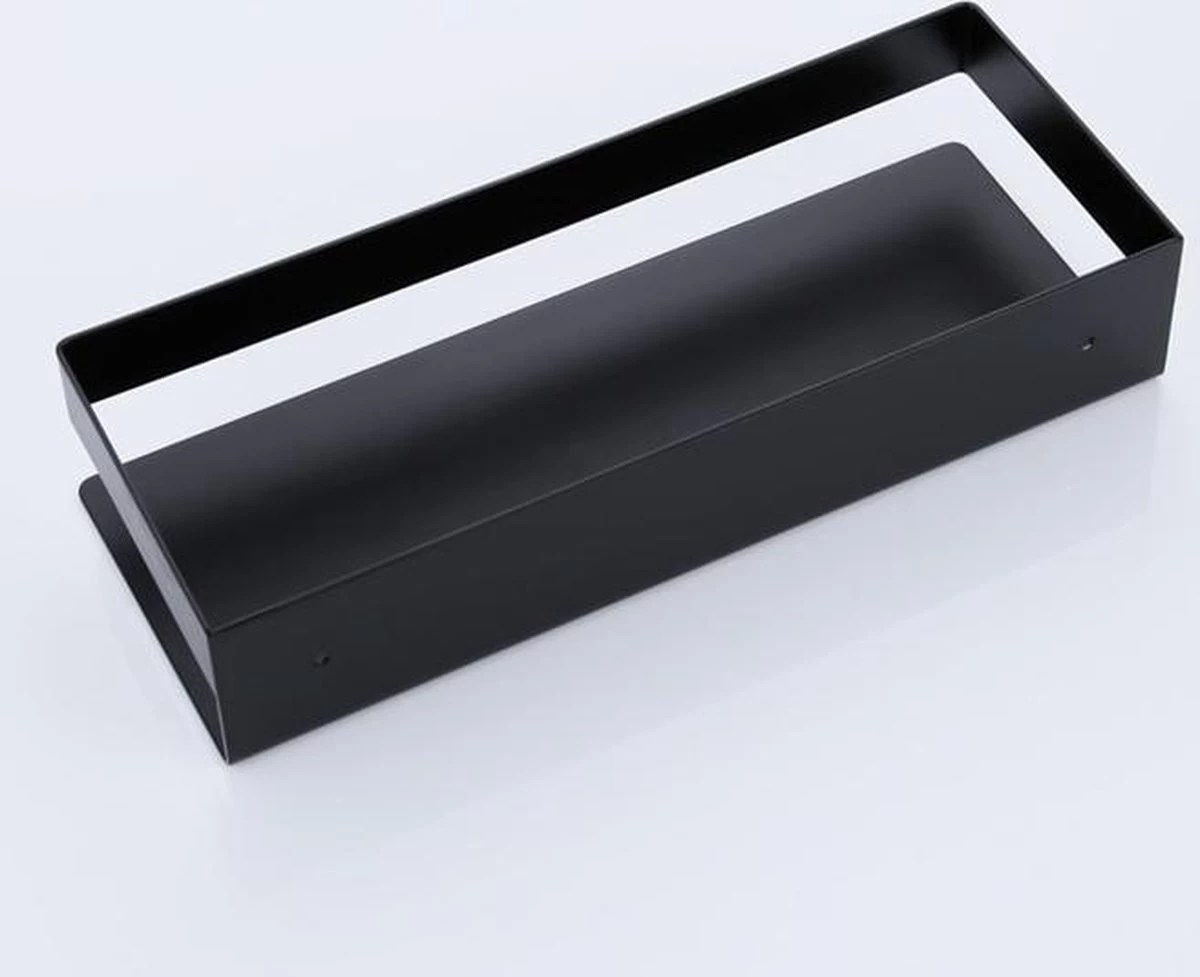 Merkloos GDRN - Doucherek Zwart - Zonder Boren - Doucherekjes - Hangend - Zwart - RVS - Afbeelding 2