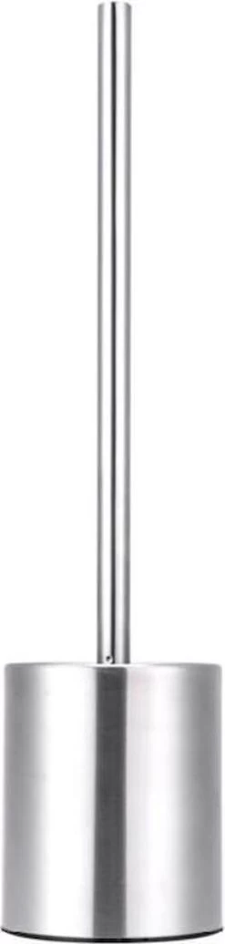 Merkloos Toiletborstel RVS - Wcborstel Rvs - RVS Toiletborstel In Houder - Toiletborstelhouder - Wc Borstel - Toiletborstel Met Houder Vrijstaand - RVS Geborsteld
