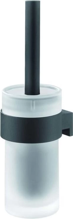 Tiger Bold - Toiletborstel Met Houder - Zwart