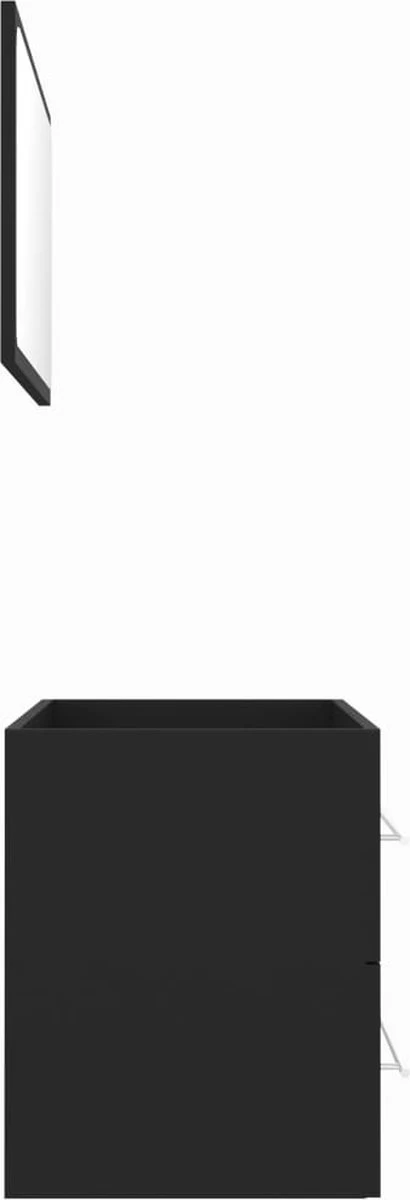 Prolenta Premium - 2-delige Badkamermeubelset Spaanplaat Grijs - Afbeelding 8