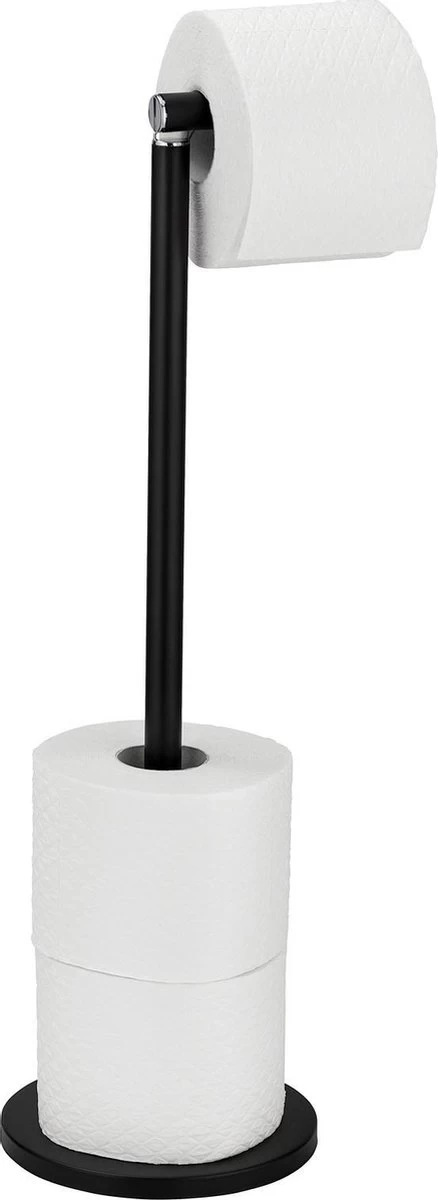 WENKO Toiletrolhouder 2-in-1 Zwart - Reserverolhouder - WC Rolhouder - Afbeelding 7