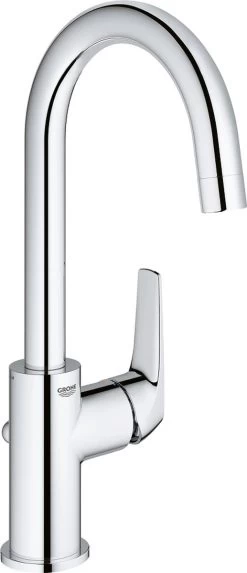 GROHE QuickFix Start Flow Wastafelkraan - Draaibare Uitloop - EcoJoy - Met Waste - Chroom - 23811000
