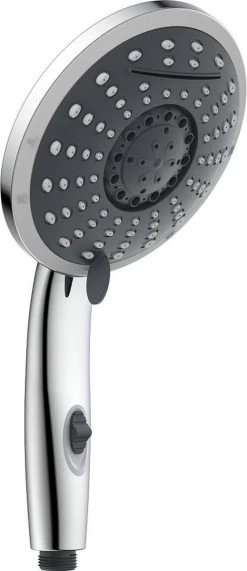 SCHÜTTE Niagara Handdouche - Douchekop Ø 15 Cm - 5 Standen - Watervaluitloop - Waterstop - Chroom