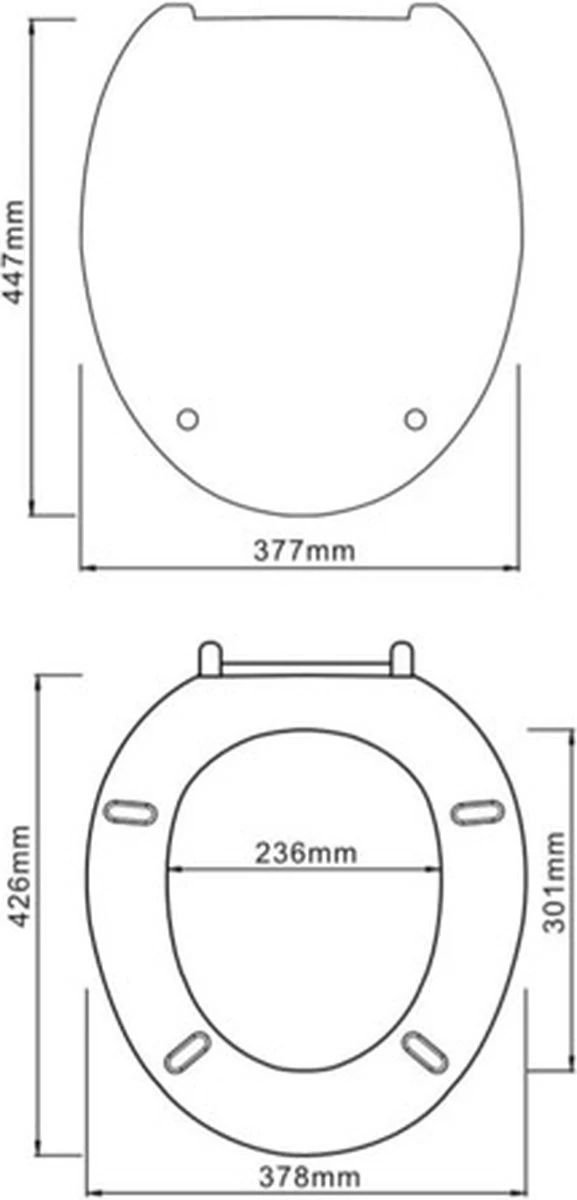 SCHÜTTE WC-Bril 10220 DUROPLAST - Antibacterieel - Soft Close - Gelakt - Wit - Afbeelding 12