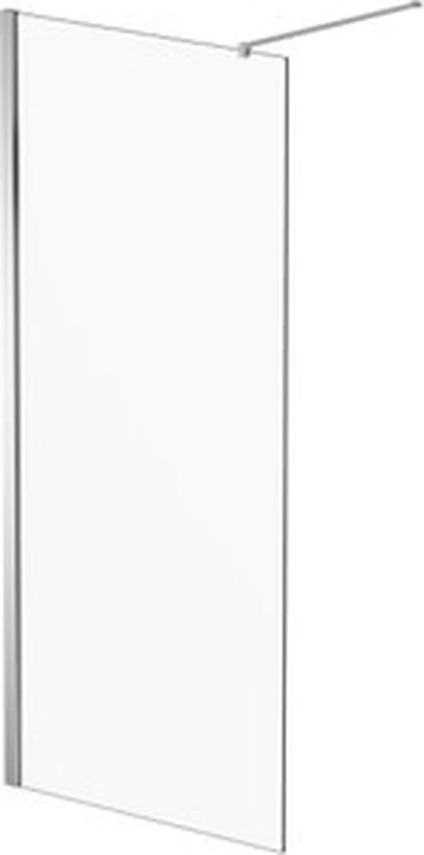 AKTIE Inloopdouche 90x200cm Veiligheidsglas Anti Kalk Chroom - Afbeelding 9