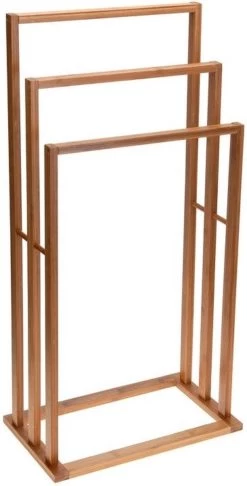 Handdoekrek Bamboe TrioBathroom Solutions