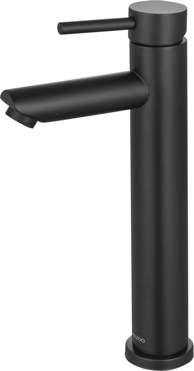 LOMAZOO Wastafelkraan Zwart Ceres - Badkamerkraan - Wastafel Kraan - Mengkraan Wastafel - Hoge Uitloop - Afbeelding 11