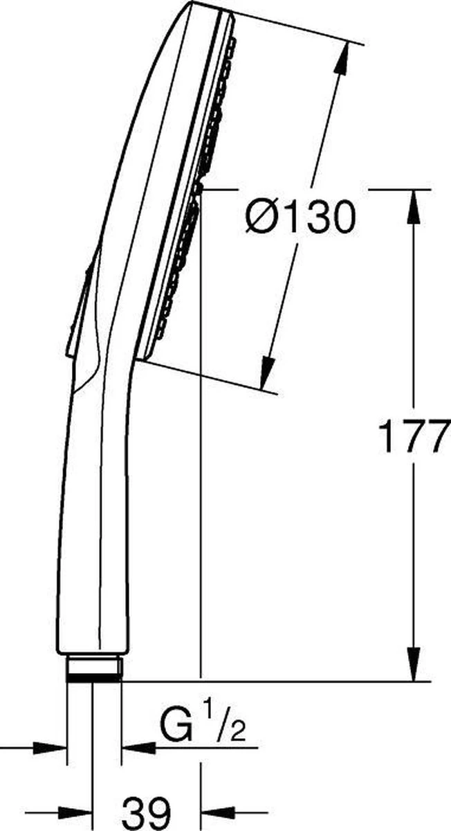 GROHE Rainshower SmartActive 130 Douchekop - Ø 13 Cm - EcoJoy® - 3 Straalsoorten - 26574000 - Afbeelding 2