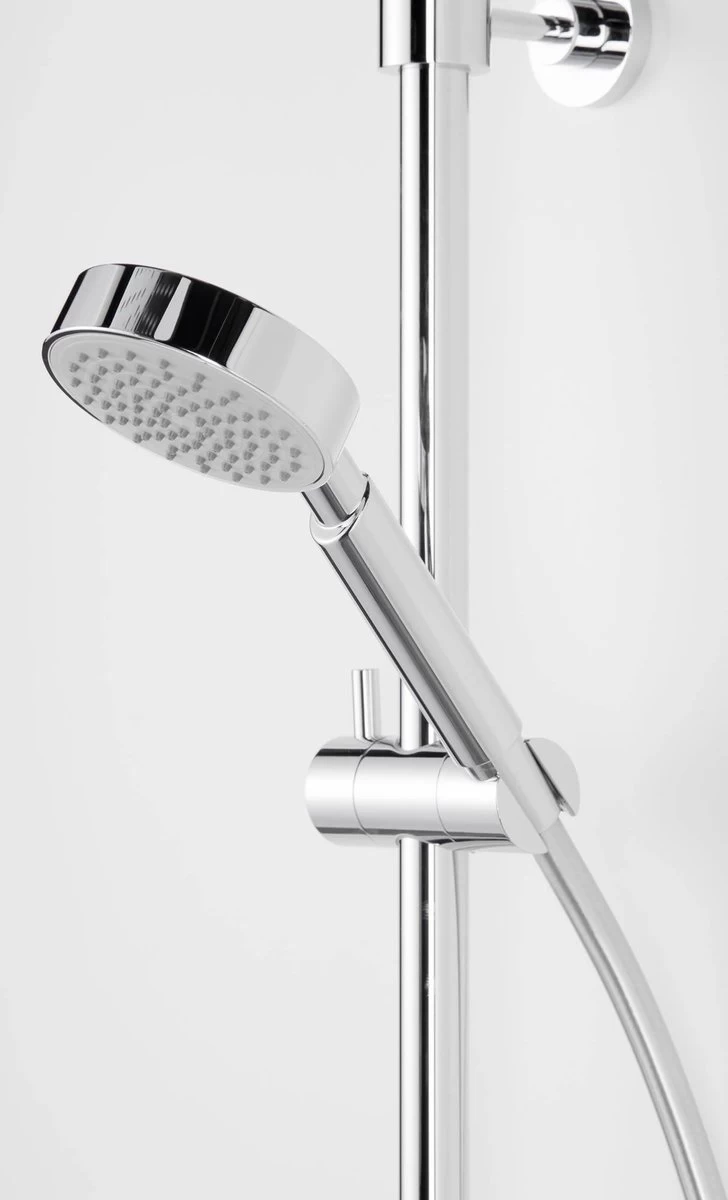 Ben Vira One Douchekop - 1 Straalsoort - 10cm - Chroom - Handdouche - Afbeelding 3