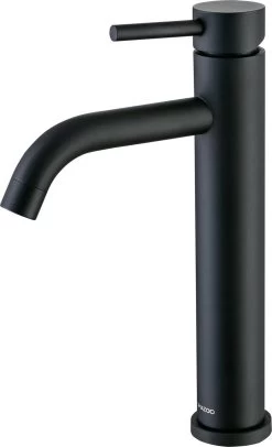 LOMAZOO Wastafelkraan Zwart Cardano - Zwarte Kraan - Badkamerkraan - Wastafel Mengkraan - Hoog