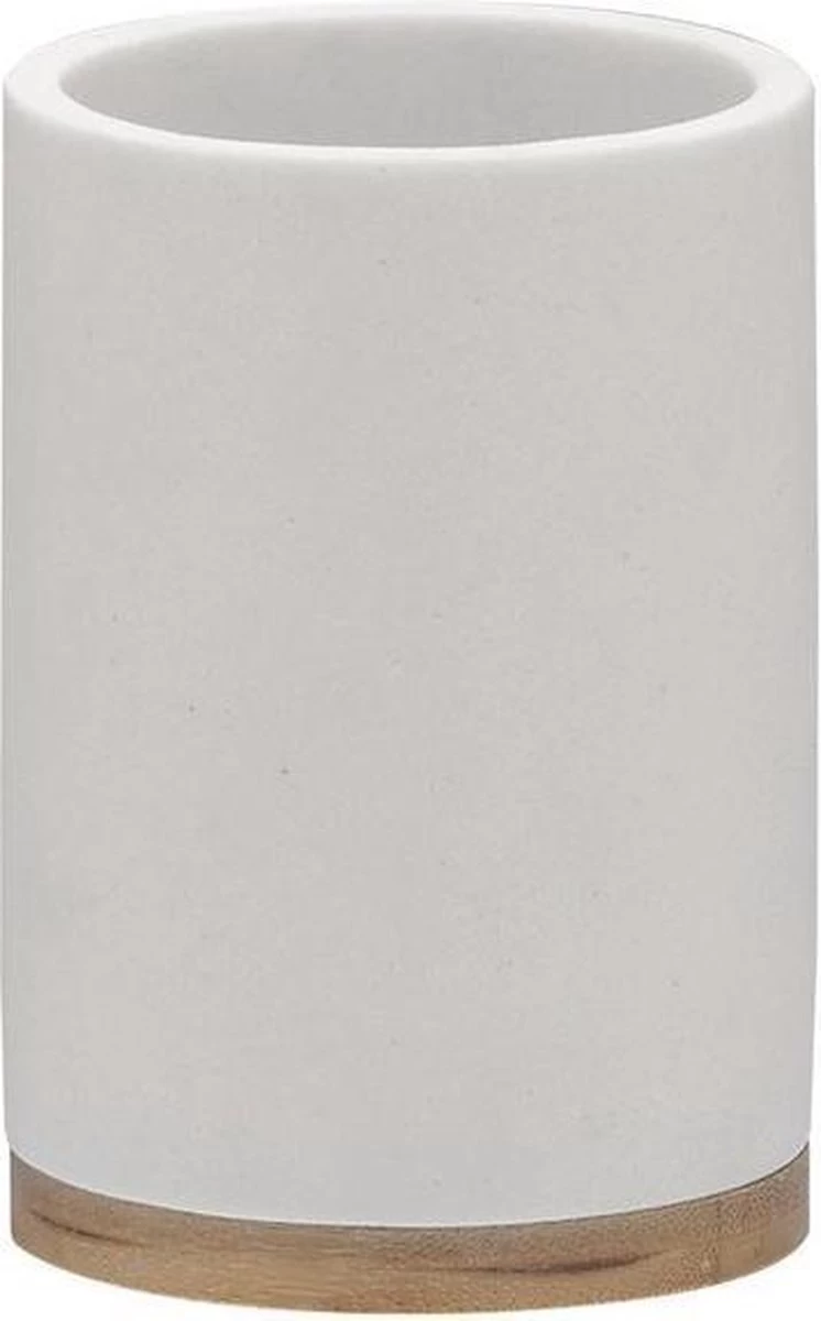 Sealskin Grace - Tandenborstelbeker Vrijstaand - Wit