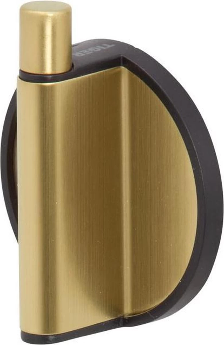 Tiger Tune - Handdoekhaak - Messing Geborsteld / Zwart