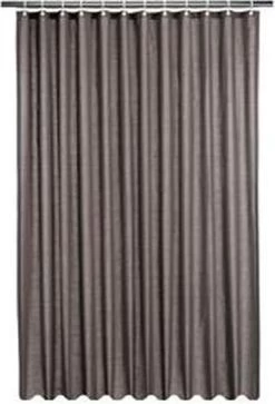 Papillon Douchegordijn Textiel - Schimmelvrij - 180x200 – Antraciet