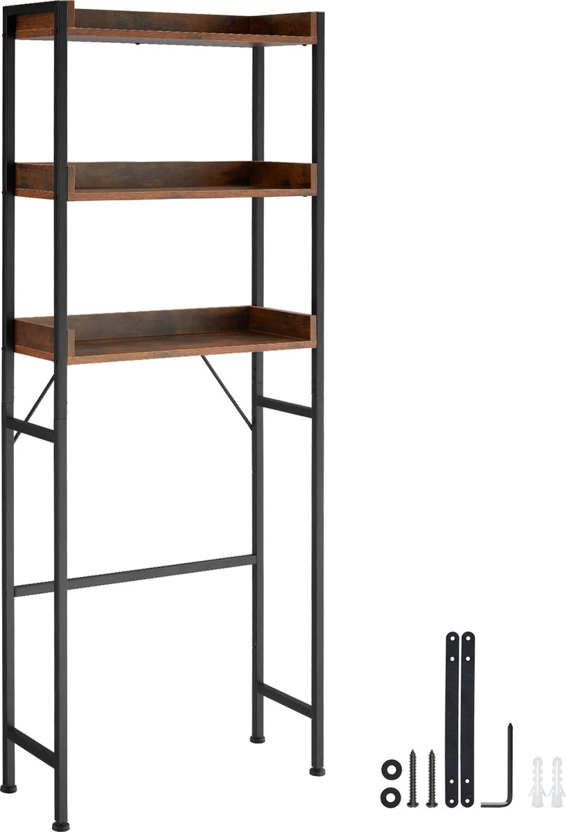 Tectake - Badkamerrek Seattle - Industrial Dark - 404435