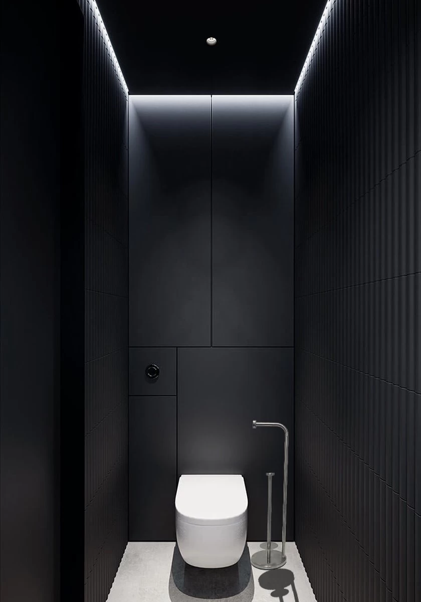 LuxeRoyal - Stainless Wc Rolhouder Staand - Geschikt Voor 3 Rollen - Toiletrolhouder En Reseverolhouder - 70 CM - RVS - Wc Rolhouder Zonder Boren - Toiletrolhouder Zonder Boren