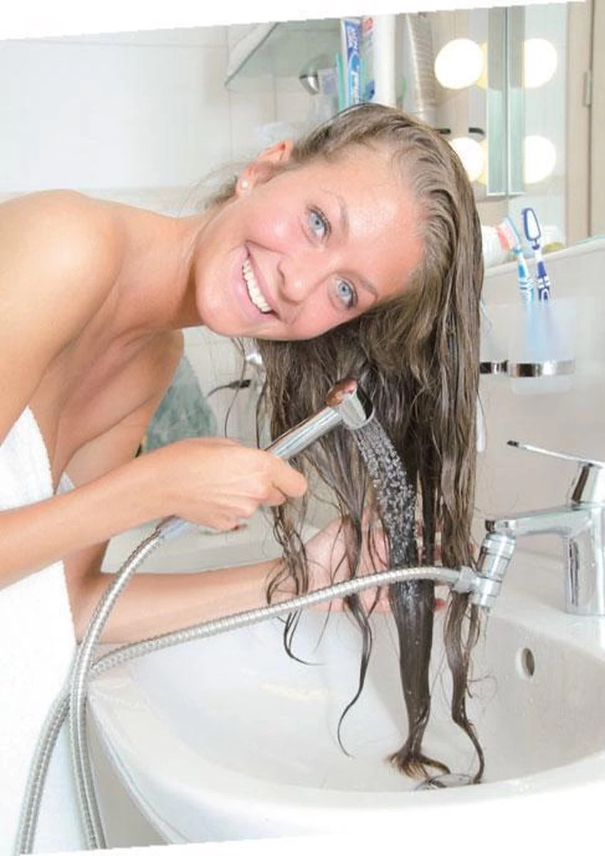 Westfalia Wastafel Douche Incl. Slang En Adapter - KTW Gekeurd - Afbeelding 2