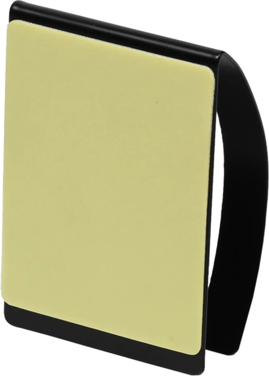 2x PD® - Handdoekhaakjes RVS Zwart - Handdoekhouder - Theedoek Haakje - Zelfklevend - RVS - Zonder Boren - Badkamer Geschikt - Afbeelding 2