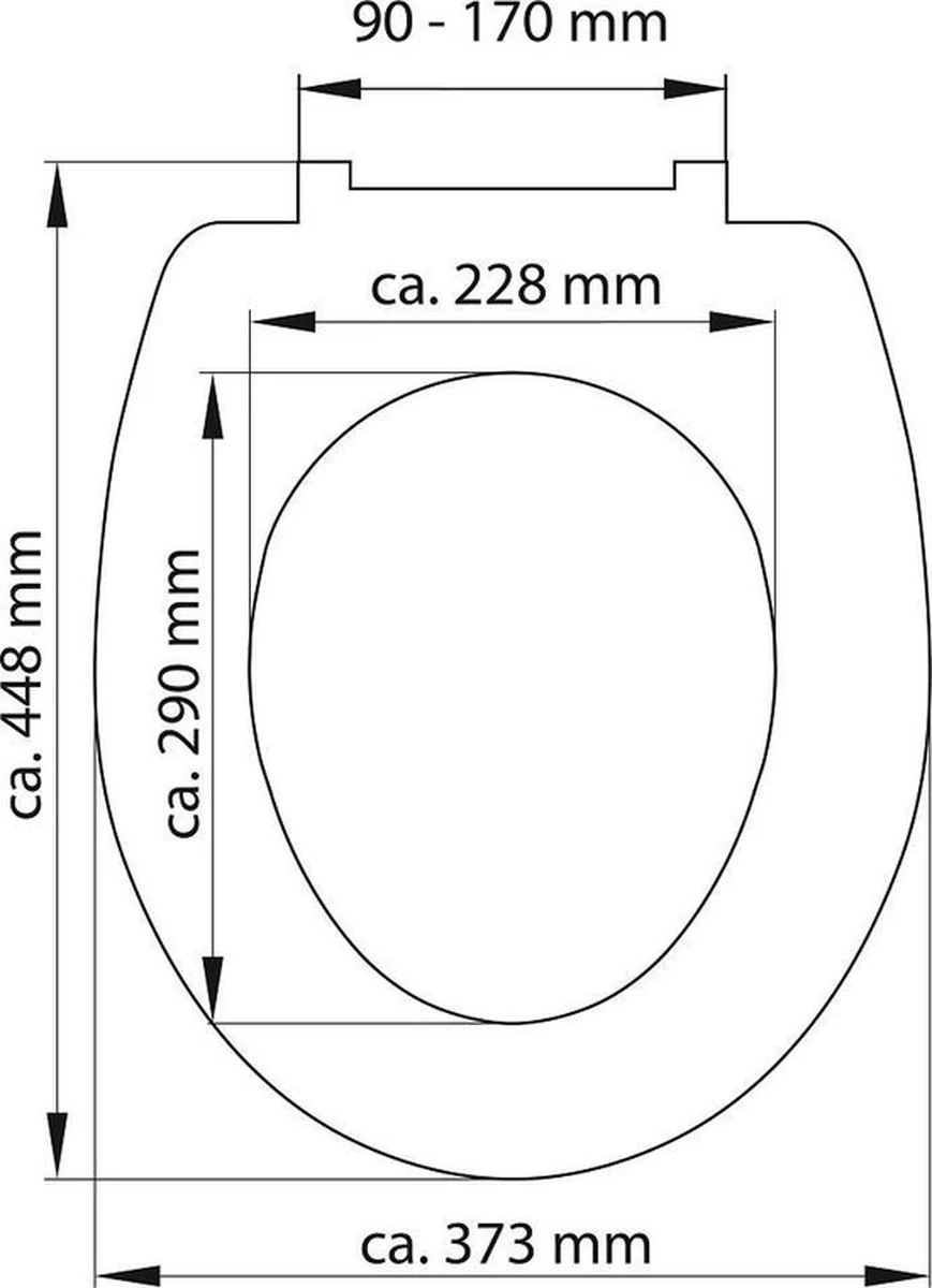 SCHÜTTE WC-Bril 82155 INDUSTRIAL GREY - Duroplast - Soft Close - Verchroomde Scharnieren - Decor - 1-zijdige Print - Afbeelding 5