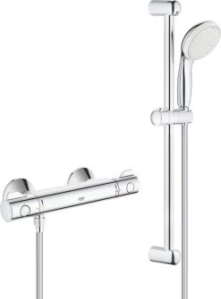 GROHE Grohtherm 800 Thermostatische Douchekraan - Met Doucheset - EcoJoy®- Chroom - 34565001
