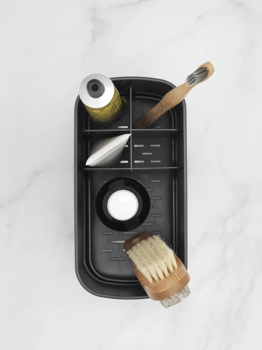 Brabantia ReNew Tandenborstelhouder - 11 X 19,6 X 9,9 Cm - Dark Grey - Afbeelding 11