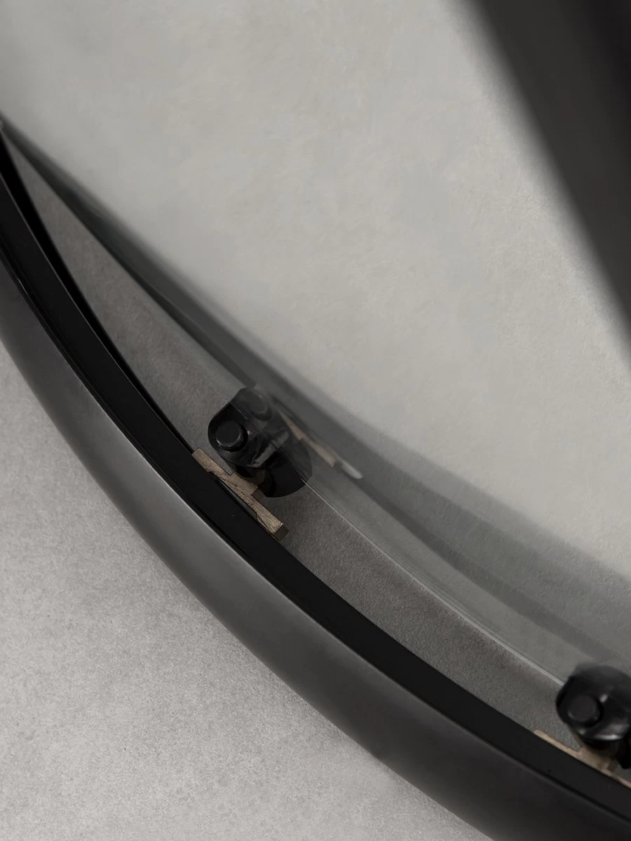 Merkloos Douchecabine Kwartrond 90x90x200 Cm 6 Mm Nano Anti Kalk Veiligheidsglas Met Zwart Aluminium Omlijsting - Afbeelding 12