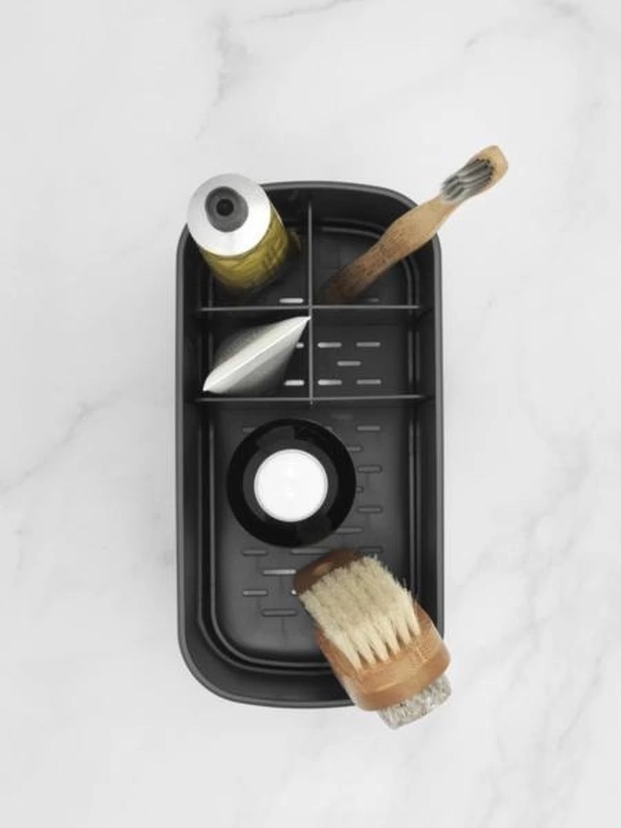 Brabantia ReNew Tandenborstelhouder - 11 X 19,6 X 9,9 Cm - Dark Grey - Afbeelding 12