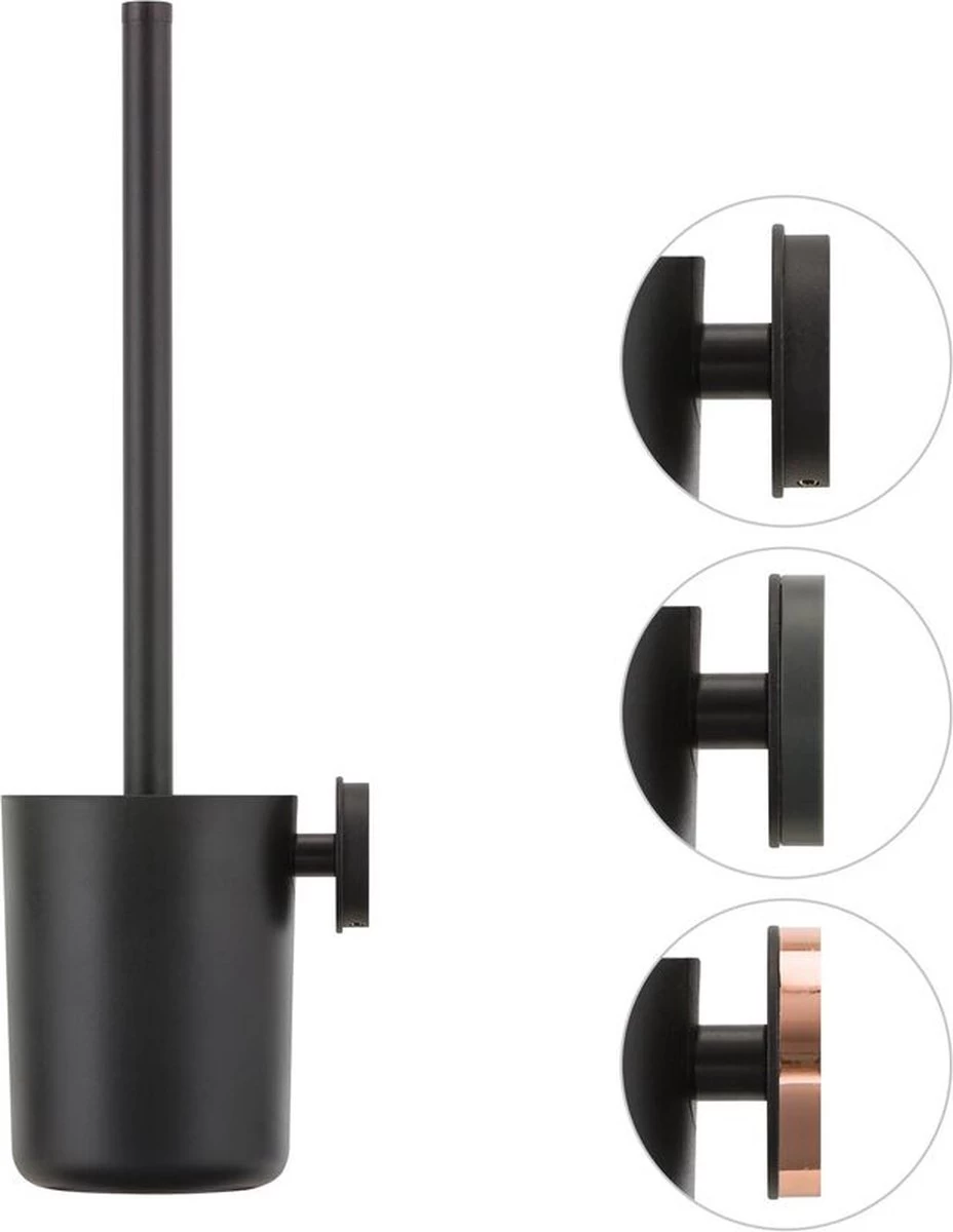 Tiger Urban - Toiletborstel Met Houder - Zwart - Afbeelding 4
