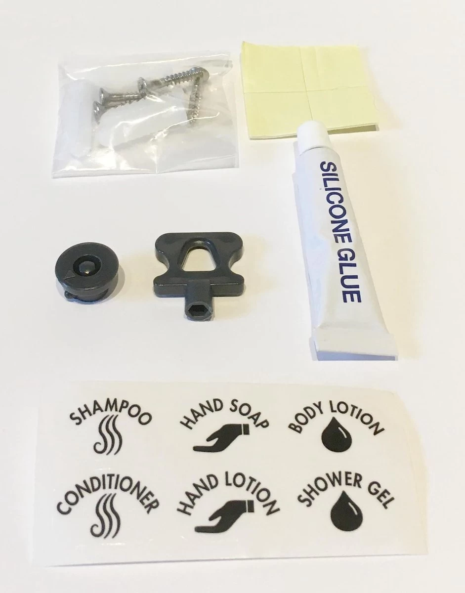 Zeepdispenser - Muur - Zeeppompje - 3 Kamer - 3 Reservoirs - 3 X 350ml - Hangend - Wandmontage - Afbeelding 5